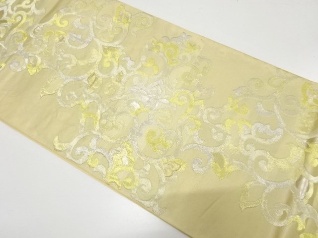 アンティーク　川島織物製　華紋織り出し袋帯（材料）
